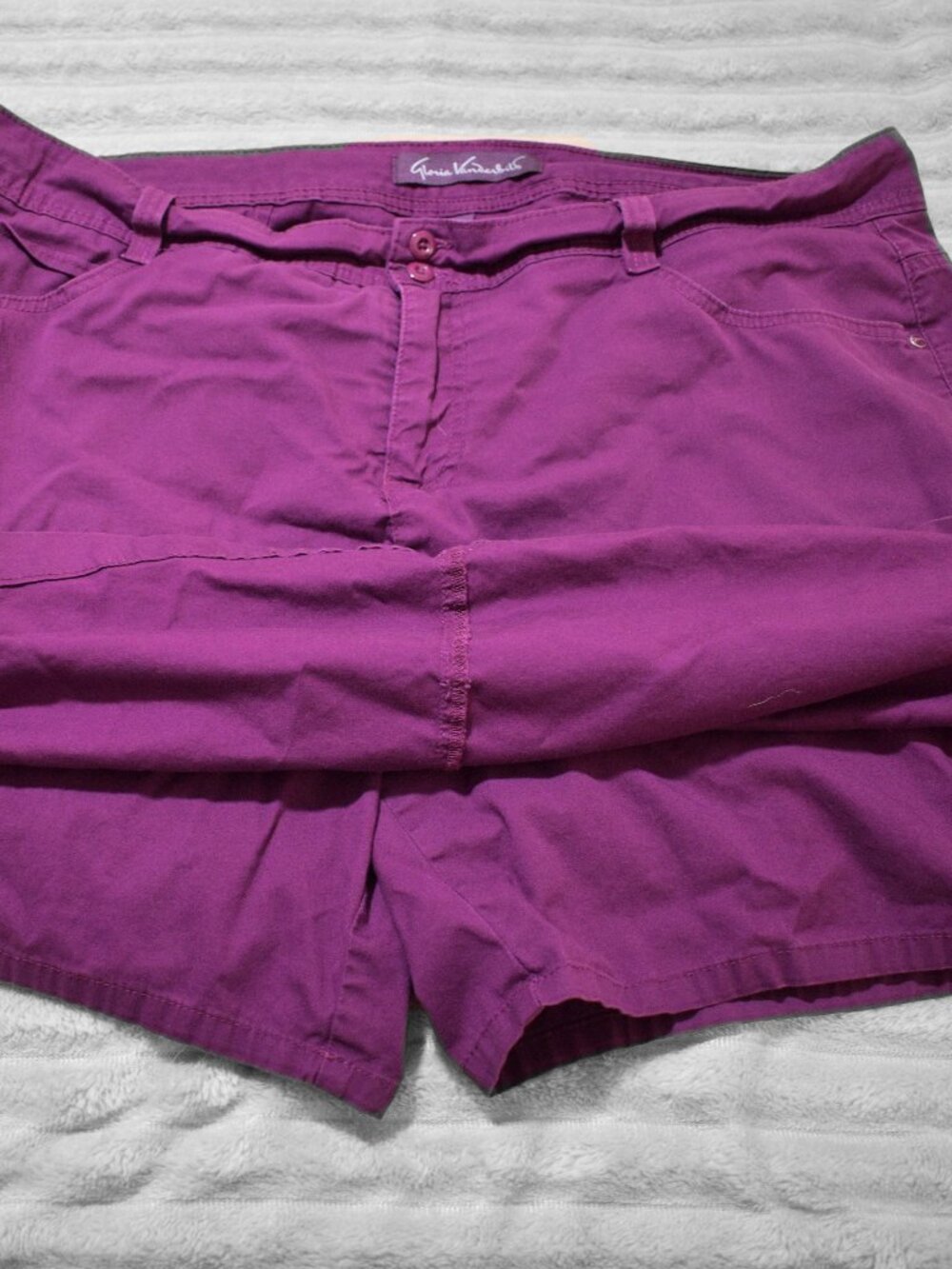 Purple Gloria Vanderbilt Skort 18W
